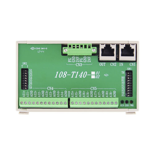 Модуль входа/выхода для измерения температуры - 108-T140 - Taiwan Pulse Motion - аналоговый / RJ45 / RS-485
