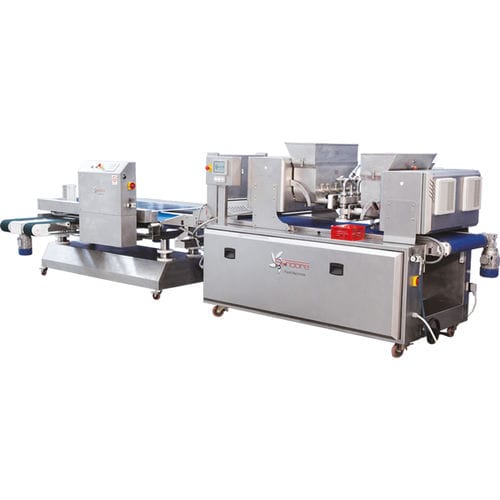 Линия для производства экструдированного печенья с экструдером - MULTILINE 600 - Sandore Srl - с тоннельной печью / с несколькими головками
