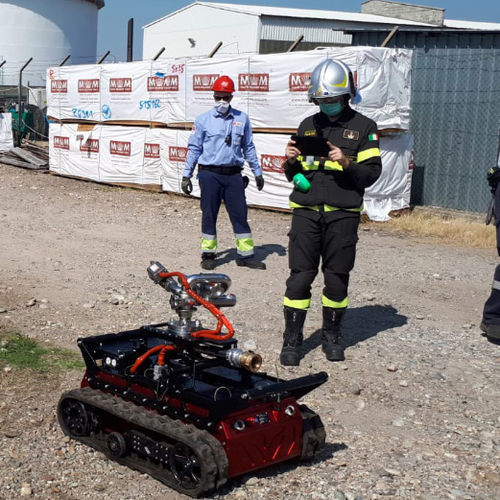 Противопожарный робот - RHYNO PROTECT - Shark Robotics (Shark Energy)