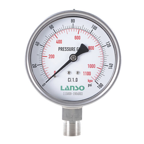 Дифференциальный манометр - B32.SA - Lanso Instruments Inc - с двойной шкалой / со шкалой / из нержавеющей стали