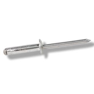 Заклепка глухая заклепка - 0007140763 - STANLEY Engineered Fastening - с плоской головкой / из алюминия / посеребренная
