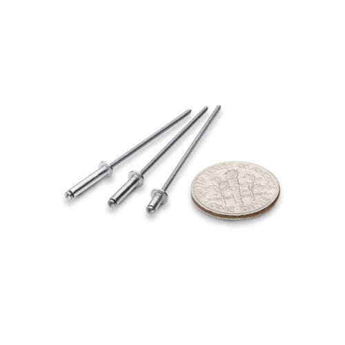 Заклепка глухая заклепка - POP® Micro - STANLEY Engineered Fastening - с цилиндрической головкой / из металла / открытая