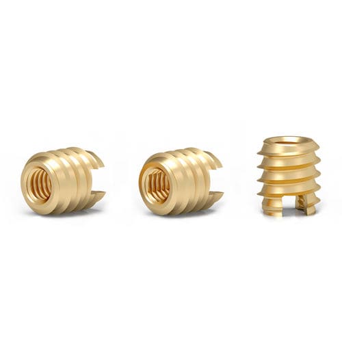 Резьбовая вставка - L382 series - Shenzhen In-saiL Precision Parts Co.,Ltd - саморез / рифленая / из латуни