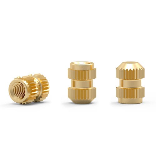 Вставка заливки схем изоляционным составом - EZ series - Shenzhen In-saiL Precision Parts Co.,Ltd - резьбовая / рифленая / из латуни