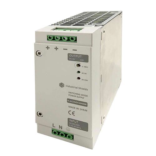 Источник электропитания на DIN-рейке - IS.AC24VDC10ADIN - Boot and Work Corp, S.L. - AC/DC / компактный