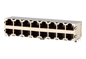 Соединитель для передачи данных - IC AUTOMATION - RJ45 / прямой / для печатной платы