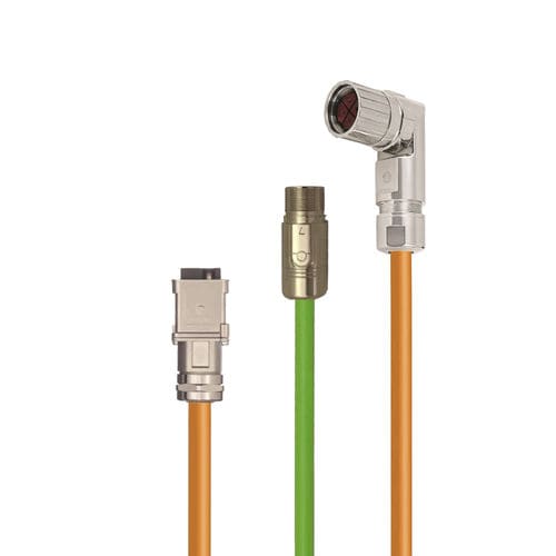 Кабельная сборка мощность - 1 series - IC AUTOMATION - для сигналов / круговой / для серводвигателя