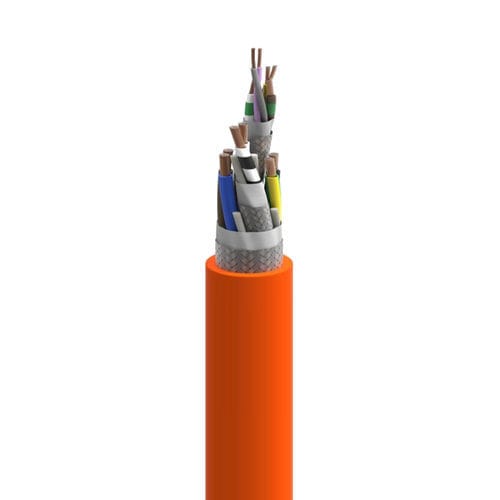 Гибридный электрический кабель - CABD series - IC AUTOMATION - с замедлителем пламени / маслоустойчивый / многожильный