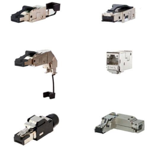 Электрический соединитель RJ45 - IC AUTOMATION - прямой / изогнутый / промышленный