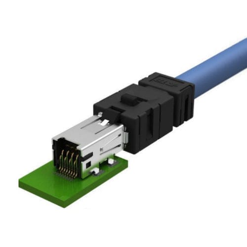 Электрический соединитель RJ45 - IC AUTOMATION - прямоугольный / 8 полюсов / для сети Ethernet