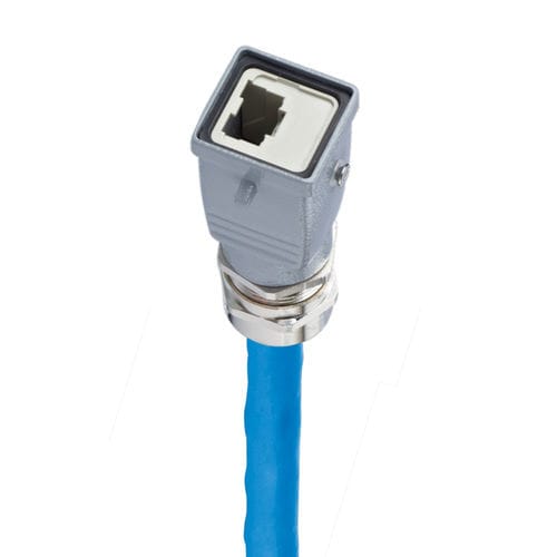 Двухтактный электрический соединитель - IC AUTOMATION - RJ45 / из металла / из пластика
