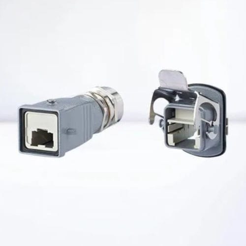 Электрический соединитель RJ45 - IC AUTOMATION - Ethernet / быстрый / из металла