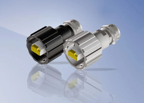 Электрический соединитель RJ45 - IC AUTOMATION - для сварки / винтовой / с байонетным замком