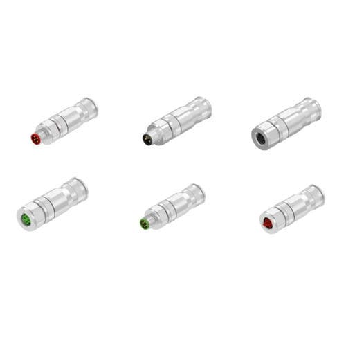 Электрический соединитель M8 - IC AUTOMATION - Ethernet / прямой / изогнутый