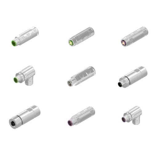 Электрический соединитель Ethernet - IC AUTOMATION - прямой / изогнутый / обжимной