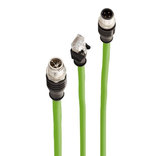 Электрический соединитель RJ45 - IC AUTOMATION - литой / круговой / M8