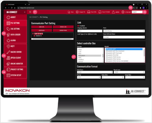 Программное изделие для сбора данных - iM-Connect&reg; - Novakon Co., Ltd. - для программирования / для подключения / для разработки