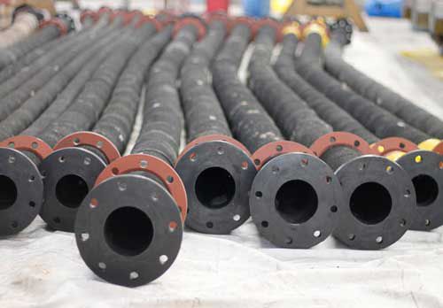 Гибкий шланг для сжатого воздуха - Thejo Engineering Ltd - из каучука / из ткани / из хайпалона