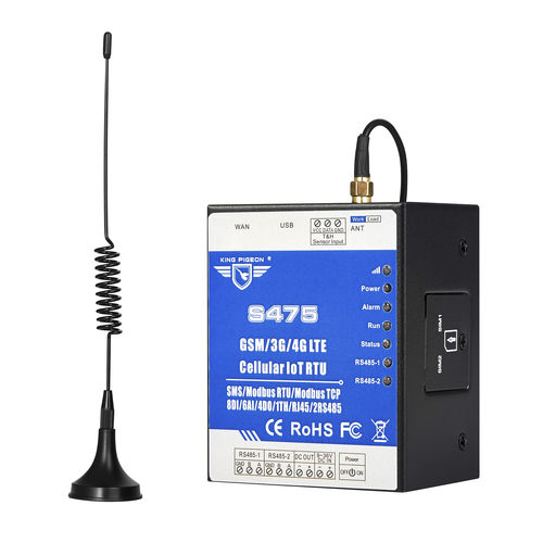 Контроллер M2M сотовый IoT - S475 - King Pigeon Communication Co.,Limited - RS422/RS485 / Modbus / на DIN-рейке