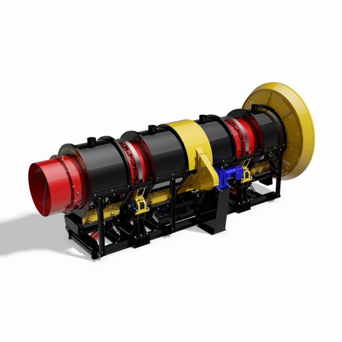 Очистительная установка с вращающимся барабаном - DUCTA-CLEAN® - General Kinematics - для металлургической промышленности