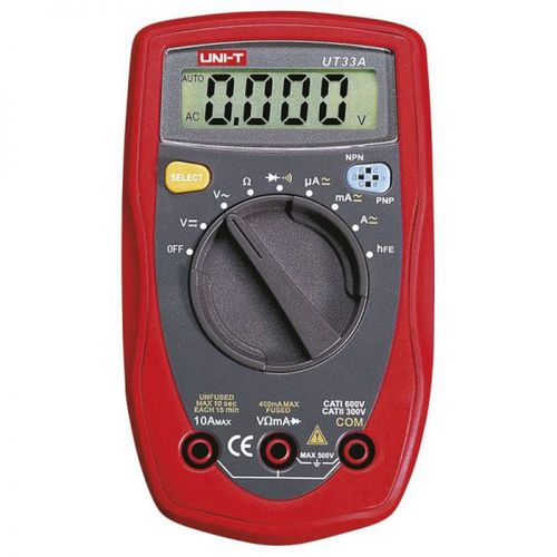 Цифровой мультиметр - UT 33A - Erko - переносной / 600 В / 10 A