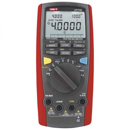 Цифровой мультиметр - UT71D - Erko - переносной / 1000 В / 10 A