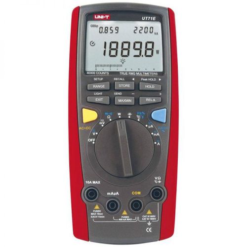 Цифровой мультиметр - UT71E - Erko - переносной / 1000 В / 10 A