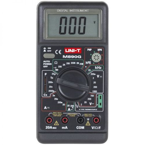 Цифровой мультиметр - M890G - Erko - переносной / 1000 В / 20 A