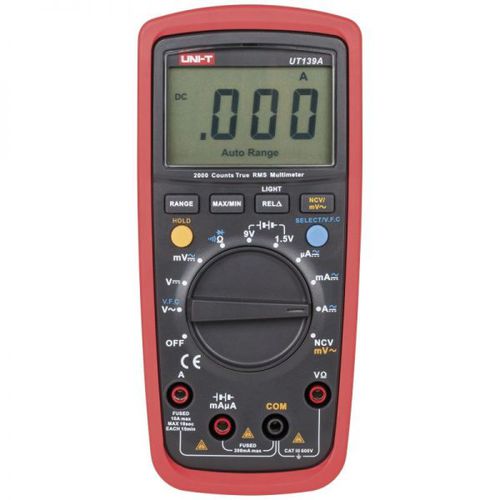 Цифровой мультиметр - UT139A - Erko - переносной / 600 В / 10 A