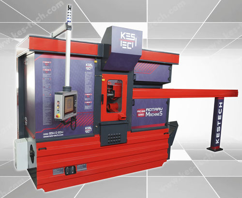 Ротационная трансферная линия - CNC PRO BAR MODEL-DOOR HINGES - KESTECH ROTARY TRANSFER MACHINES - ЧПУ / 8 положений / с автоматической погрузкой/разгрузкой