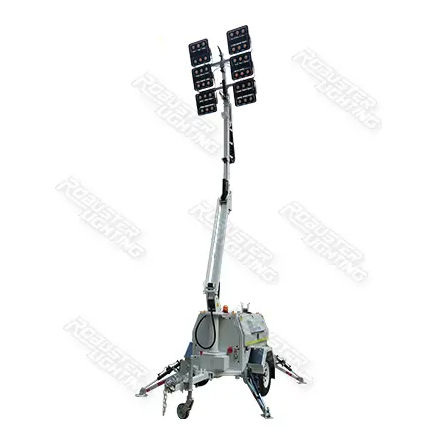 Мачта освещения LED - RPLT-7600 - Fujian Robust Power Co., Ltd. - с дизельным двигателем