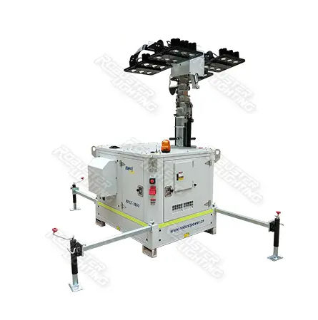 Мачта освещения LED - RPLT-3700 - Fujian Robust Power Co., Ltd. - с дизельным двигателем / гибридная / на аккумуляторе