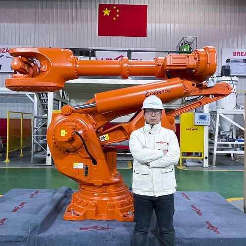Шарнирный робот - ABB IRB 8700 - WIN-WIN WATERJET CO.,LTD. - для разгрузочно-погрузочных работ / компактный