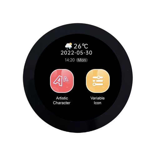 Блок индикации TFT LCD - DMG48480C028_03W - Beijing DWIN Technology Co., Ltd. - IPS / с емкостным сенсорным экраном / 480x480