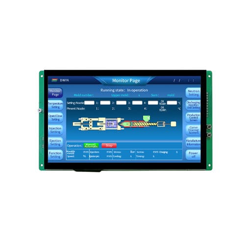 Блок индикации TFT LCD - DMG10600C101_40WTC  - Beijing DWIN Technology Co., Ltd. - IPS / с емкостным сенсорным экраном / 1024x600