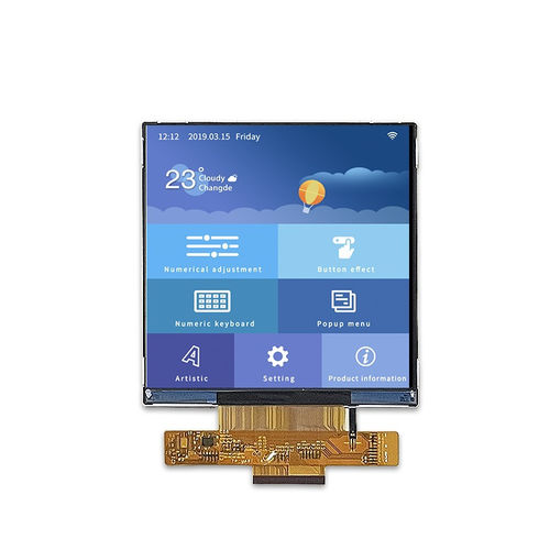 Блок индикации TFT LCD - LI72720T041TA3598 - Beijing DWIN Technology Co., Ltd. - IPS / с емкостным сенсорным экраном / 720x720