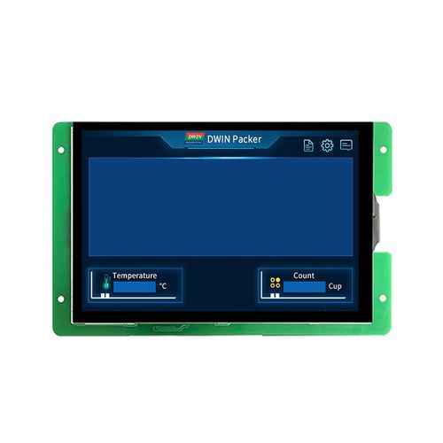 Монитор для промышленных машин - DMG12800C070_03W - Beijing DWIN Technology Co., Ltd. - TFT-LCD / с резистивным сенсорным экраном / с емкостным сенсорным экраном