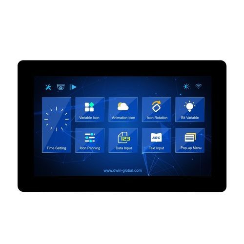 Монитор LCD - DMG19108C133_05W - Beijing DWIN Technology Co., Ltd. - с емкостным сенсорным экраном / со светодиодной подсветкой / промышленный
