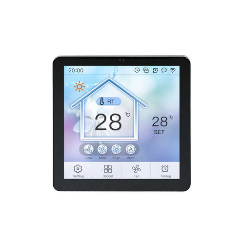 Контроллер температуры с сенсорным экраном - TC041C12 U(W) 00 - Beijing DWIN Technology Co., Ltd. - с дисплеем LCD / электронный / IP65