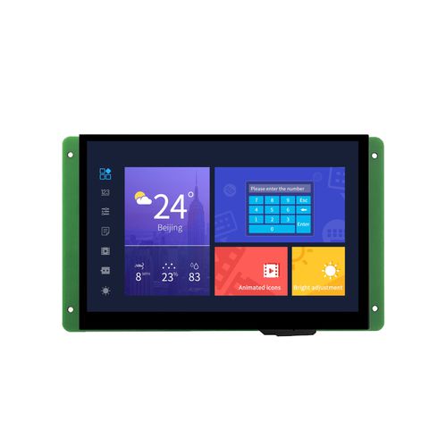 Блок индикации с контроллером - DMG12800T070_01W - Beijing DWIN Technology Co., Ltd. - TFT LCD / IPS / с емкостным сенсорным экраном