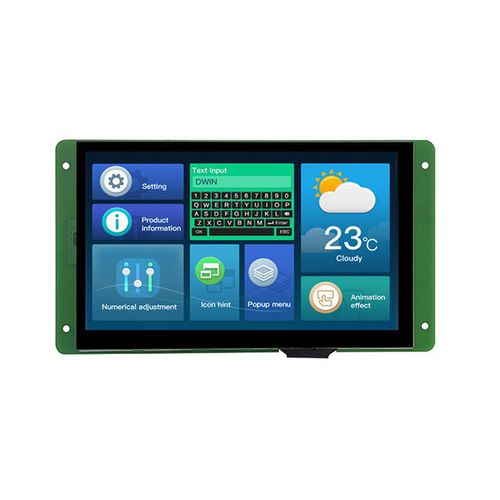 Блок индикации TFT LCD - DMG80480K070_03W - Beijing DWIN Technology Co., Ltd. - TN / с емкостным сенсорным экраном / с резистивным сенсорным экраном