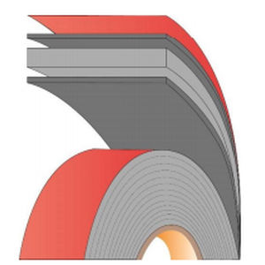 Клейкая лента из каучука - SilverTape™HA7412 - AFTC group - из алюминия / постоянная / с тепловой активацией