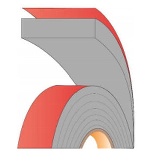 Двусторонняя клейкая лента - SilverTape™6004 - AFTC group - из акрила / из акриловой пены / из алюминия