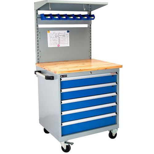 Шкаф для цеха - FZ-1034 - ChengDu SanJi Technology Co.,LTD - для инструментов / на роликах / с 5 выдвижными ящиками