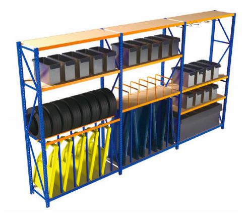 Стеллаж склад для хранения - ChengDu SanJi Technology Co.,LTD - с полкой / для шины / из металла
