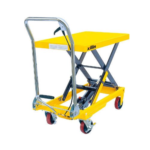Ножничный подъемный стол - SP series - ChengDu SanJi Technology Co.,LTD - гидравлический / с ручным управлением / мобильный