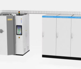 Машина для нанесения покрытий PVD - SP series - Powertech - с помощью магнетронного катодного распыления / путём дугового испарения / для облицовки углерода (алмазов)