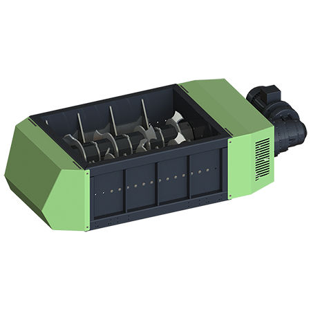 Измельчитель с 2 валами - P 100 - Robust d.o.o. - для дерева / для отходов / пластмасса
