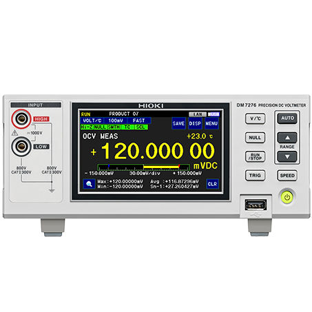 Цифровой вольтметр - DM727 series - HIOKI EUROPE GmbH - стационарный / DC