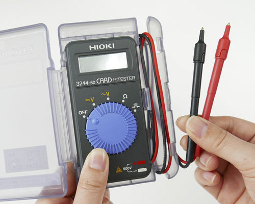 Цифровой мультиметр - CARD HiTESTER 3244-60 - HIOKI EUROPE GmbH - переносной / карманный / 600 В